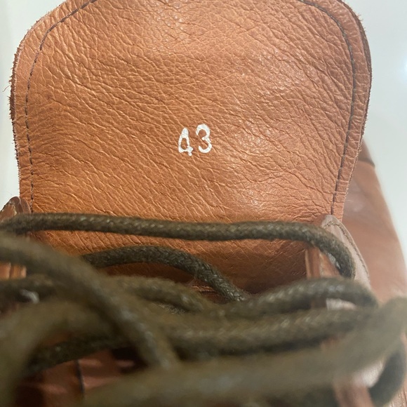 Aquila Tan Dress Shoes Size 43, US Size 10 - Picture 6 of 10